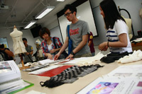 Visiting the Fashion Project Room at the Tseung Kwan O Learning Centre